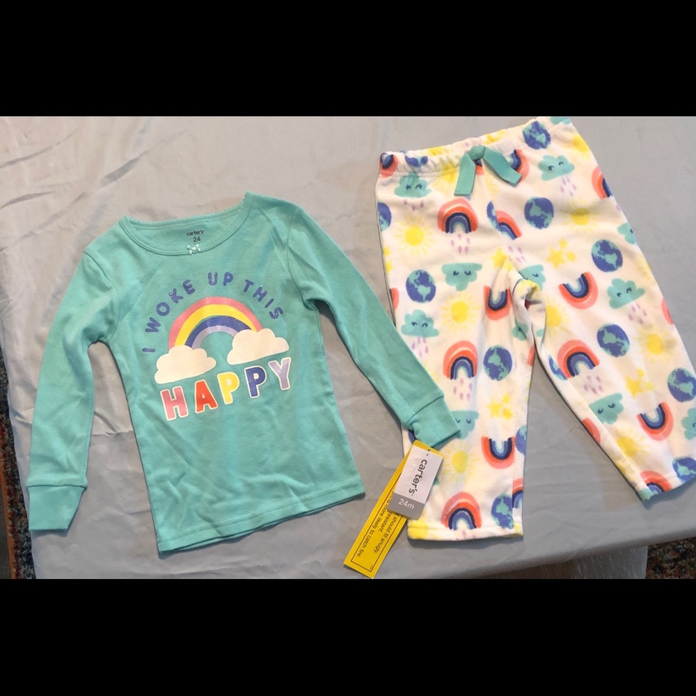 Girls Toddler Two Piece Pajama Set